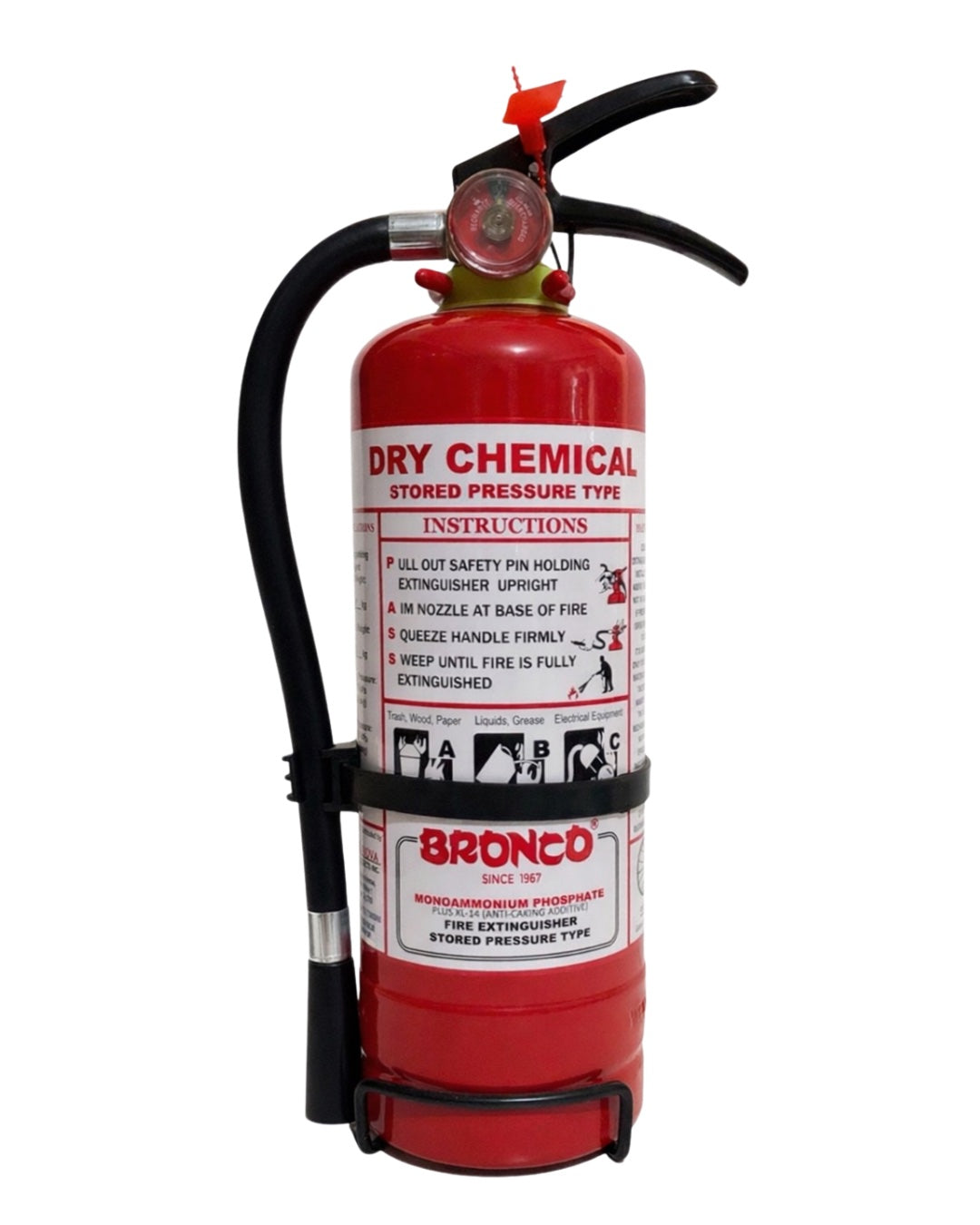 Portable Bronco Dry Chemical Fire Extinguisher