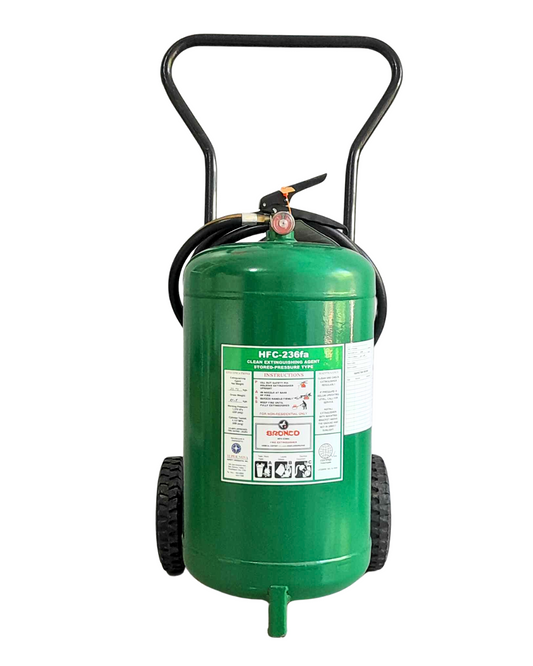 Wheeled Bronco HFC-236fa Fire Extinguisher