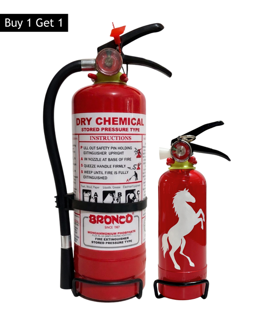 Portable Bronco Dry Chemical Fire Extinguisher