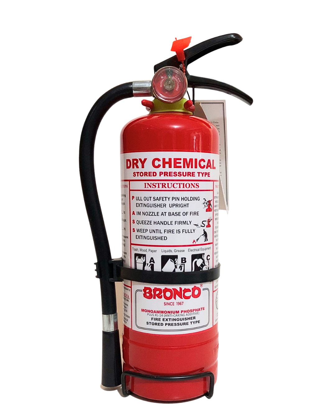 Portable Bronco Dry Chemical Fire Extinguisher